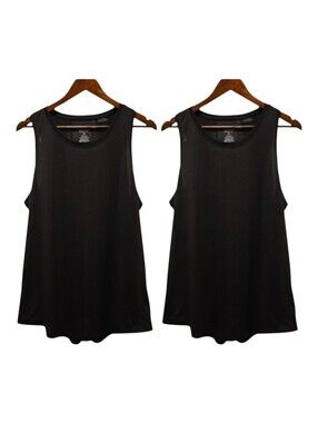 Tek Gear Women's Balck Tank Tops Bundle 1X